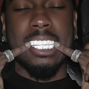 Luxury Silver Diamond Grillz for Men